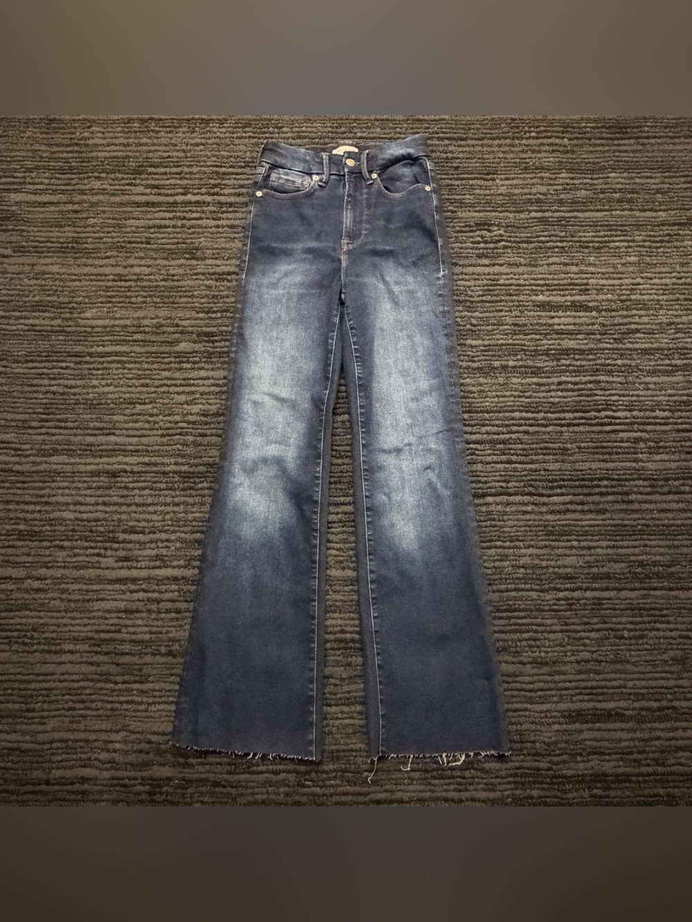Good American Good Classic Bootcut High Rise Denim Jeans